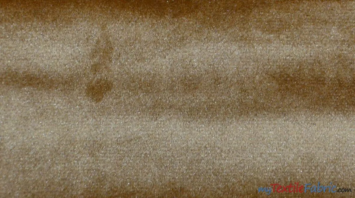 Royal Velvet Fabric | Soft and Plush Non Stretch Velvet Fabric | 60" Wide | Apparel, Decor, Drapery and Upholstery Weight | Multiple Colors | Wholesale Bolt |