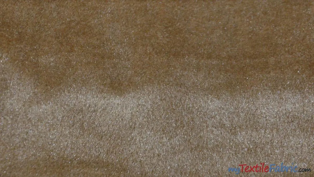 Royal Velvet Fabric | Soft and Plush Non Stretch Velvet Fabric | 60" Wide | Apparel, Decor, Drapery and Upholstery Weight | Multiple Colors | Wholesale Bolt |