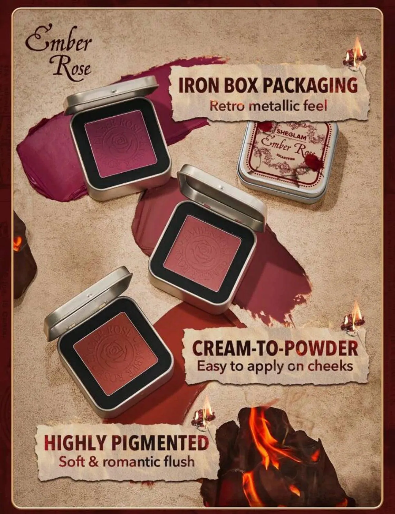 SHEGLAM - EMBER ROSE ETERNAL FLAME CREAM BLUSH