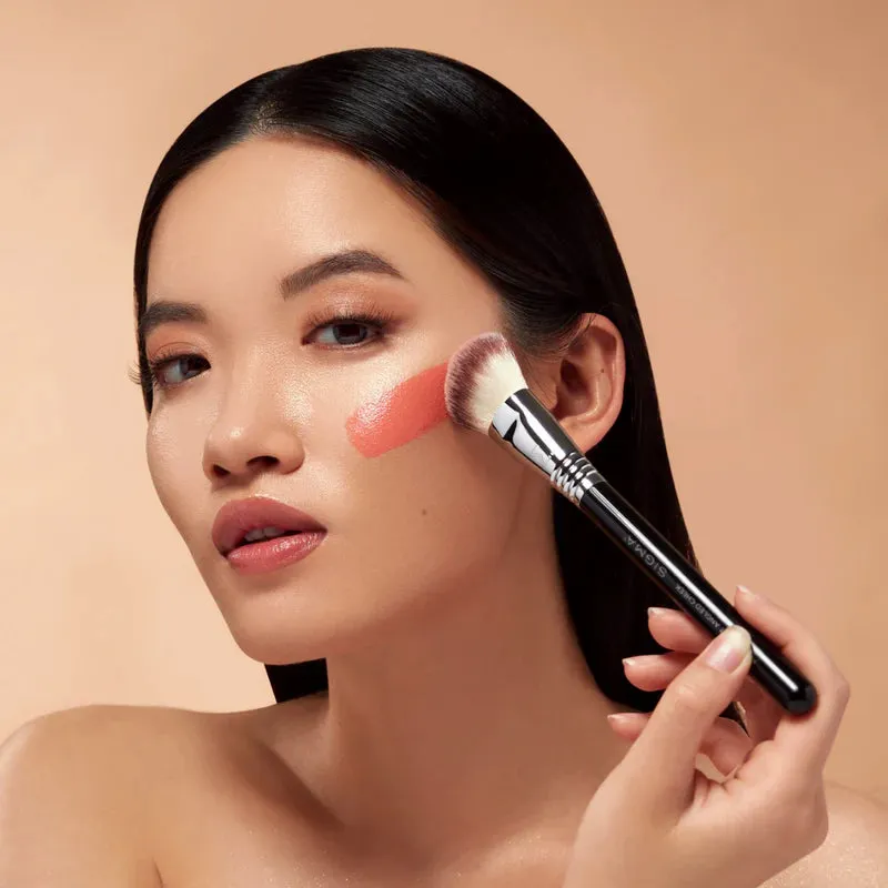 SIGMA CREAM BLUSH & BRUSH BUNDLE - COR-DE-ROSA