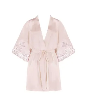 Signature Silk Robe - Blush