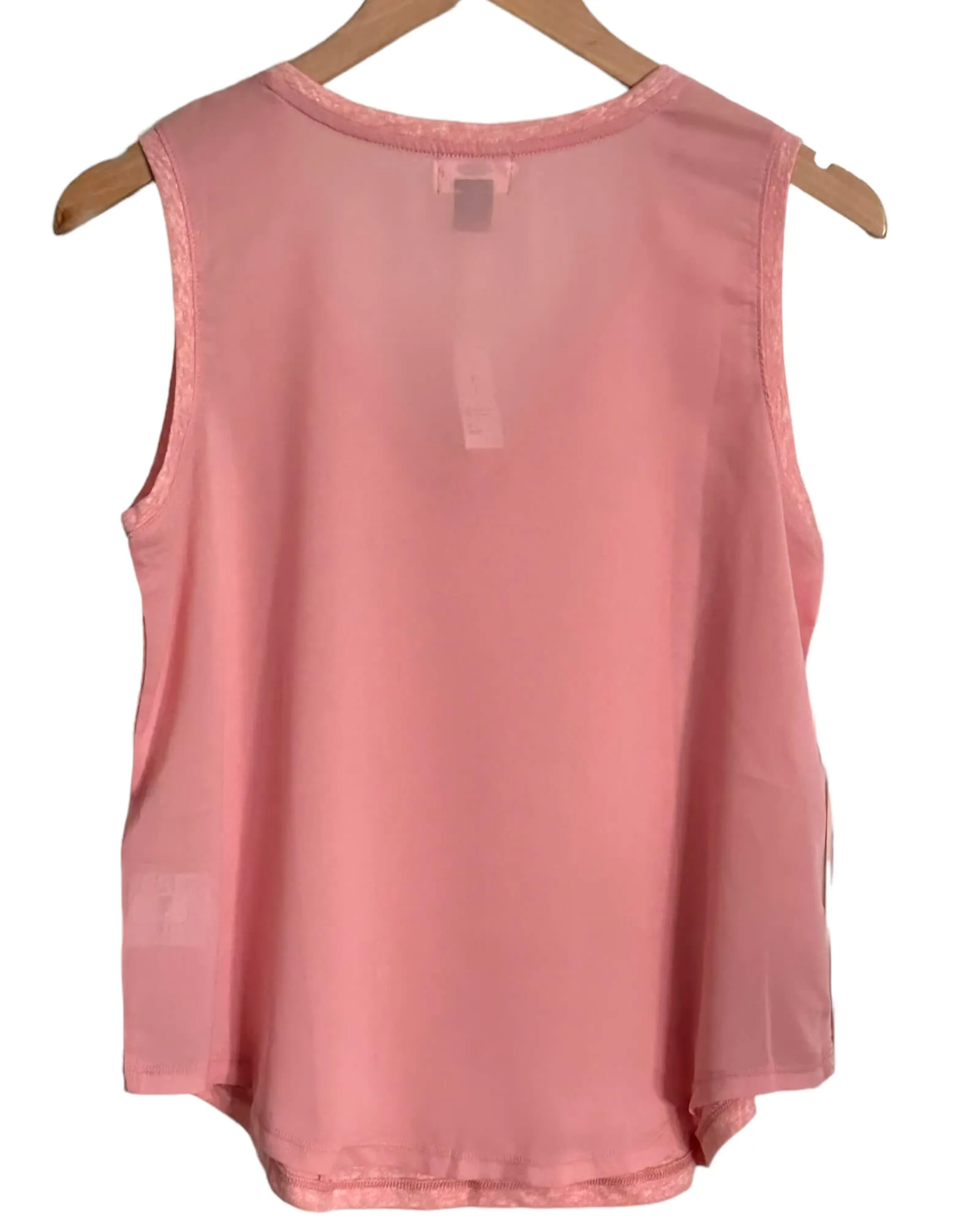 Soft Autumn Blush Sleeveless V-Neck Linen Top