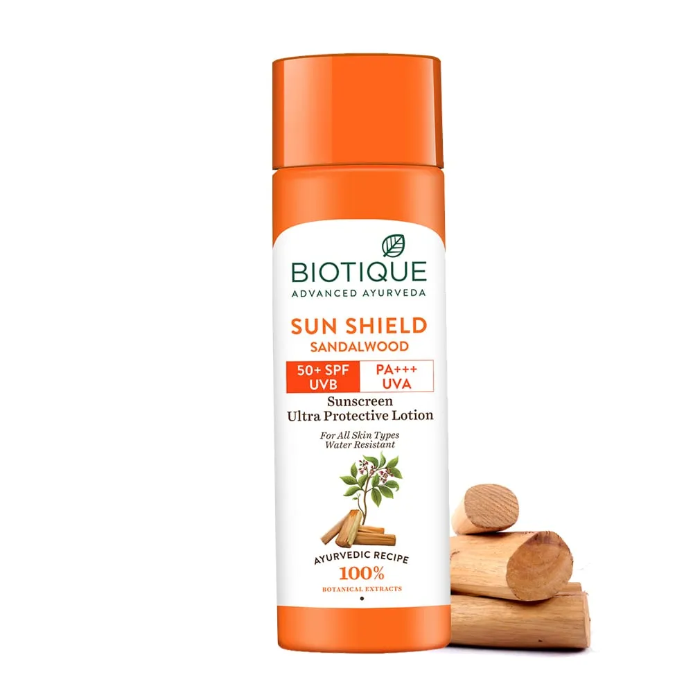 Sun Shield Sandalwood 50 Spf Sunscreen Lotion 120Ml
