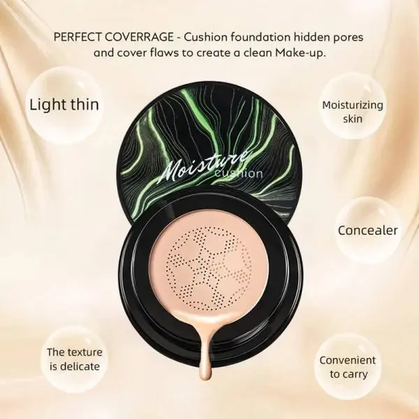 Sunisa Foundation Base Waterproof Mushroom Head Air Cushion Bb Cream Nude Liquid Foundations Cc Cream