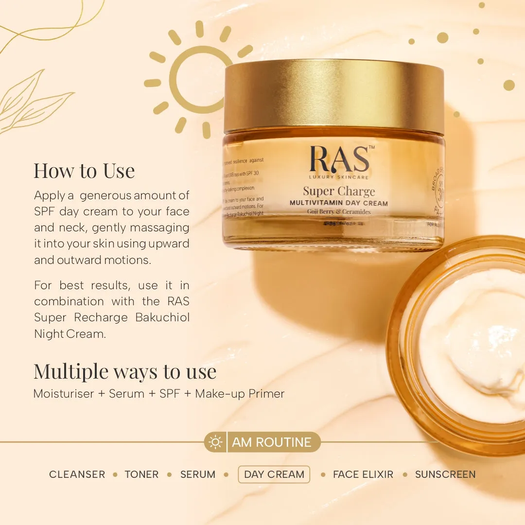 Super Charge Multivitamin Ceramides Day Cream SPF 30 PA    